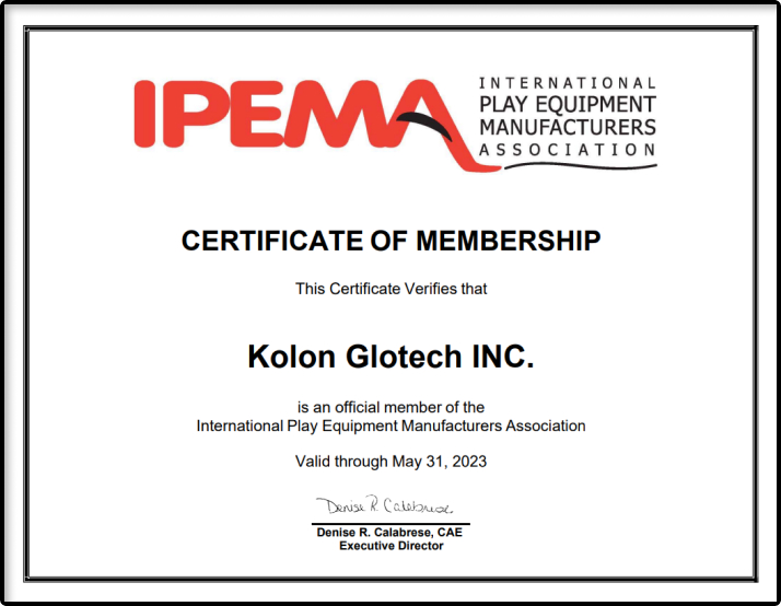 KOLON GLOTECH | IPEMMA Certification